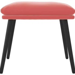 vidaXL Voetenbank 45x29,5x35 cm fluweel roze