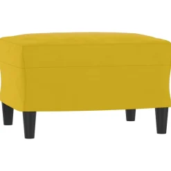 vidaXL Voetenbank 60x50x41 cm fluweel geel