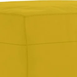 vidaXL Voetenbank 60x50x41 cm fluweel geel