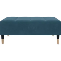vidaXL Voetenbank 45x29,5x35 cm fluweel zwart