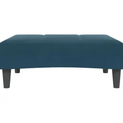 vidaXL Voetenbank 77x55x31 cm fluweel donkergroen