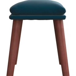 vidaXL Voetenbank 60x50x41 cm fluweel blauw