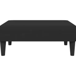 vidaXL Voetenbank 77x55x31 cm fluweel zwart