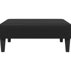 vidaXL Voetenbank 77x55x31 cm kunstleer zwart