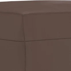 vidaXL Voetenbank 60x50x41 cm kunstleer bruin
