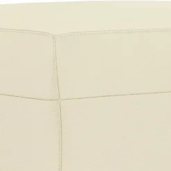 vidaXL Voetenbank 60x50x41 cm kunstleer crèmekleurig