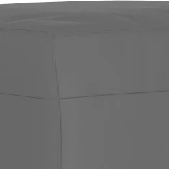 vidaXL Voetenbank 60x50x41 cm microvezelstof donkergrijs
