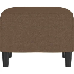 vidaXL Voetenbank 60x50x41 cm stof bruin
