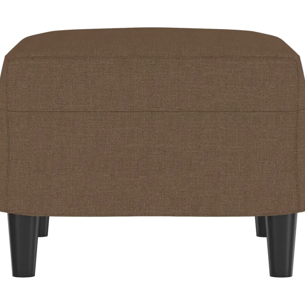 vidaXL Voetenbank 60x50x41 cm stof bruin