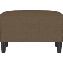 vidaXL Voetenbank 60x50x41 cm stof bruin