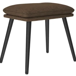 vidaXL Voetenbank 45x29,5x35 cm stof bruin
