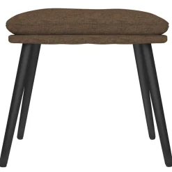 vidaXL Voetenbank 45x29,5x35 cm stof bruin