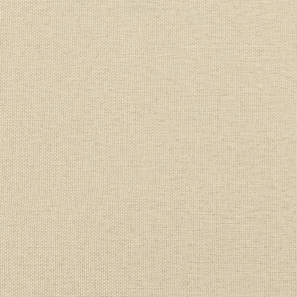 vidaXL Voetenbank 60x50x41 cm stof crèmekleurig
