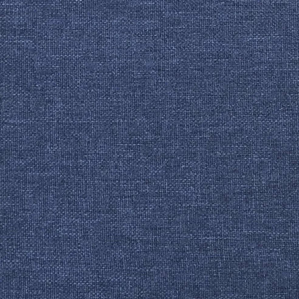 vidaXL Voetenbank 45x29,5x35 cm stof en kunstleer blauw