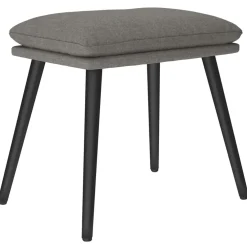 vidaXL Voetenbank 45x29,5x35 cm stof lichtgrijs