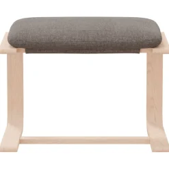 vidaXL Voetenbank 51x41x40 cm stof taupe