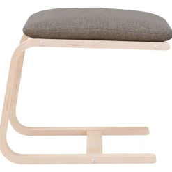vidaXL Voetenbank 51x41x40 cm stof taupe