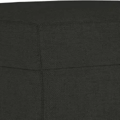vidaXL Voetenbank 60x50x41 cm stof zwart