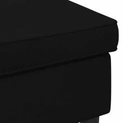 vidaXL Voetenbank Zwart 55 x 35 x 41 cm Fluweel