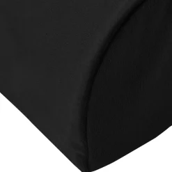vidaXL Voetensteun Kussen 42 x 18 x 13 cm Stevig PU Schuim Zwart