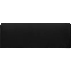 vidaXL Voetensteun Kussen 42 x 18 x 13 cm Stevig PU Schuim Zwart