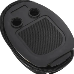 vidaXL Voetpomp 26x18 cm PP en PE grijs en geel
