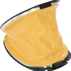 vidaXL Voetpomp 26x18 cm PP en PE grijs en geel