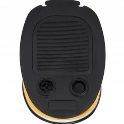 vidaXL Voetpomp 26x18 cm PP en PE grijs en geel