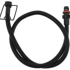 vidaXL Voetpomp 26x18 cm PP en PE grijs en geel