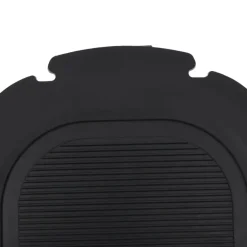 vidaXL Voetpomp 26x18 cm PP en PE grijs en geel
