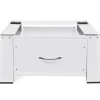 vidaXL Voetstuk voor wasmachine met lade wit