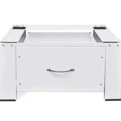 vidaXL Voetstuk voor wasmachine met lade wit