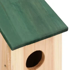 vidaXL Vogelhuisjes 4 st 12x12x22 cm hout
