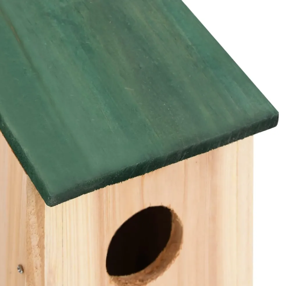 vidaXL Vogelhuisjes 4 st 12x12x22 cm hout