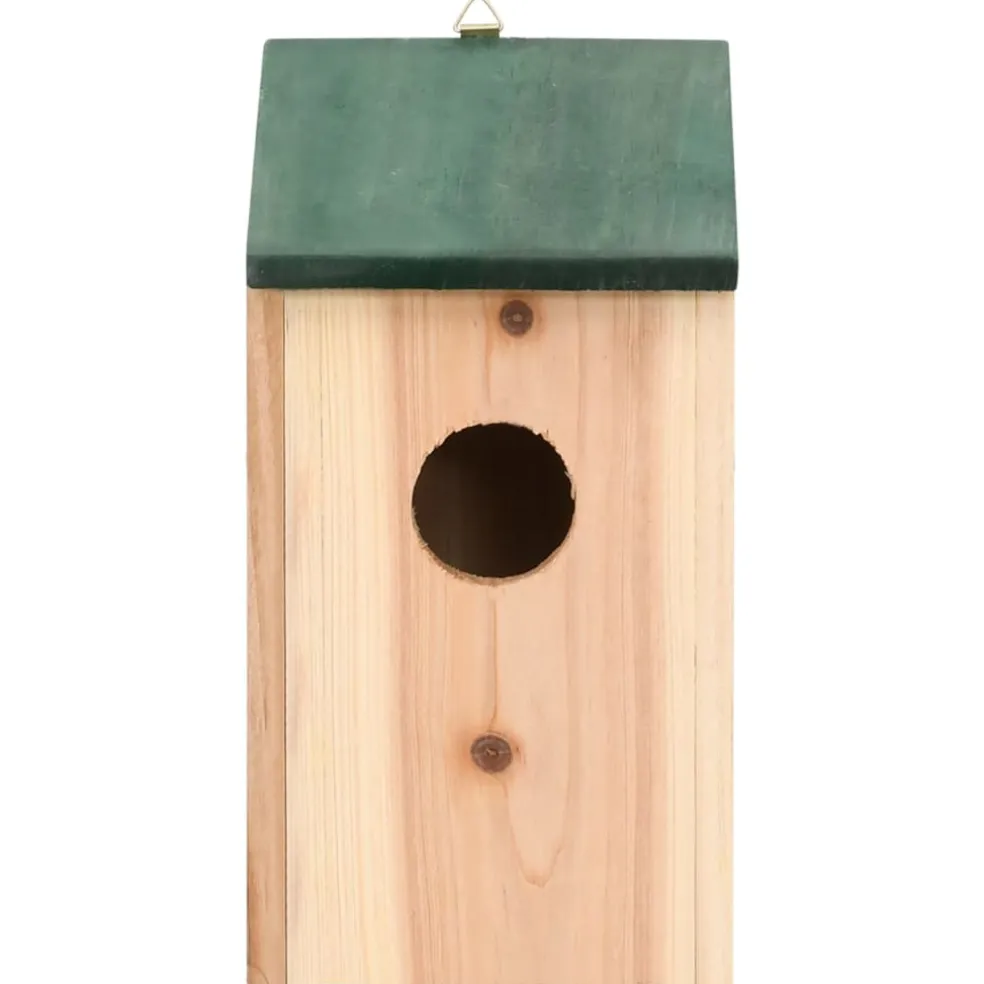 vidaXL Vogelhuisjes 4 st 12x12x22 cm hout