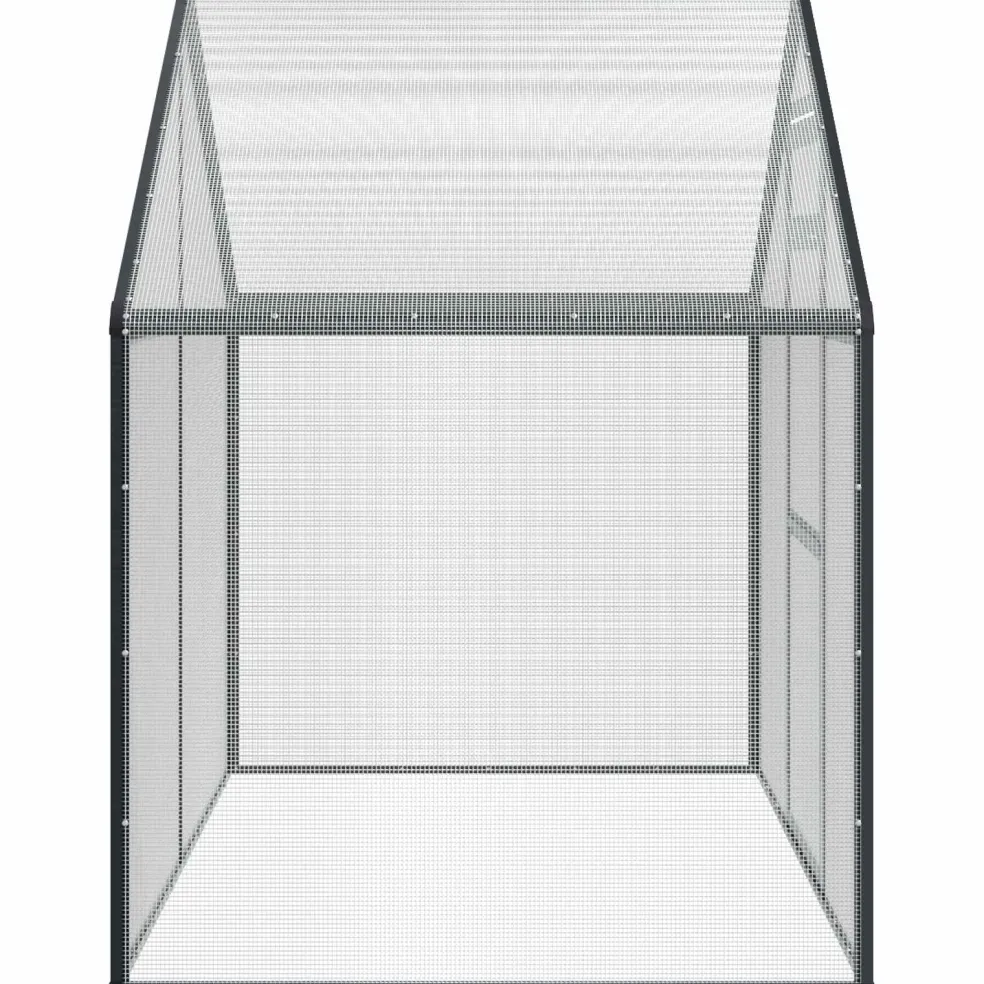 vidaXL Vogelkooi Antracietkleurig 181,5 x 112,5 x 173,5 cm