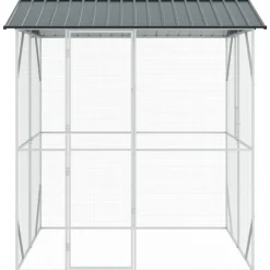 vidaXL Vogelkooi Antraciet 215 x 208 x 247 cm