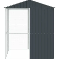 vidaXL Vogelkooi Antraciet 215 x 210 x 247 cm Gegalvaniseerd staal