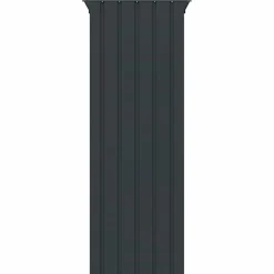 vidaXL Vogelkooi 115x78x200 cm gegalvaniseerd staal antracietkleur