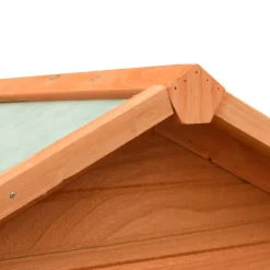 vidaXL Vogelkooi 125,5x59,5x164 cm massief grenen- en vurenhout
