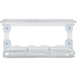 vidaXL Vogelvoederbakken voor raam 2 st 30x12x15 cm acryl