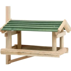 vidaXL Vogelvoeder 35x29,5x21 cm massief hout
