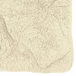 vidaXL Vol jaar dekbed Crème 135 x 200 cm Microfiber en Teddy fleece