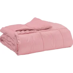 vidaXL Vol jaar dekbed 240 x 260 cm 4 seizoenen Roze Ademend