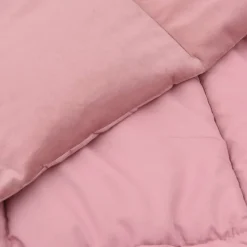 vidaXL Vol jaar dekbed 240 x 260 cm 4 seizoenen Roze Ademend
