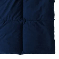 vidaXL Vol jaar dekbed 135 x 200 cm 4 seizoenen Donkerblauw Ademend