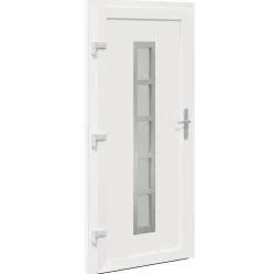 vidaXL Voordeur Antracietkleurig 88 x 200 cm PVC