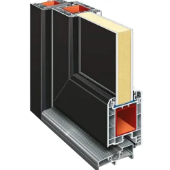 vidaXL Voordeur Antracietkleurig 88 x 200 cm PVC