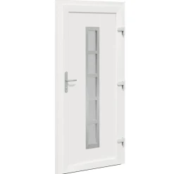 vidaXL Voordeur Antracietkleurig 88 x 200 cm PVC
