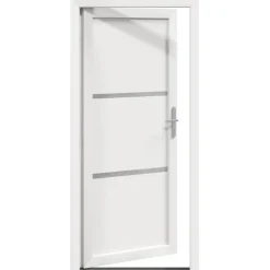 vidaXL Voordeur Wit 88 x 200 cm PVC
